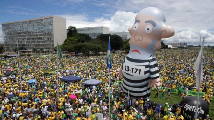 Big protests across Brazil put more pressure on president